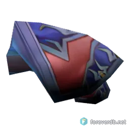 Royal Amice, rendered from the Forever client
