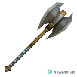 Mountaineer's Greataxe, rendered from the Forever client