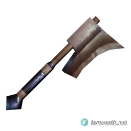 Splitting Hatchet, rendered from the Forever client