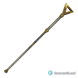 Spiritchaser Staff, rendered from the Forever client