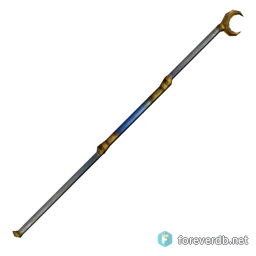 Solstice Staff, rendered from the Forever client