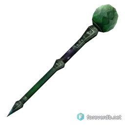Gaea's Scepter, rendered from the Forever client