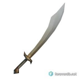 Furious Falchion, rendered from the Forever client