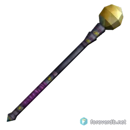 Glowstar Rod, rendered from the Forever client