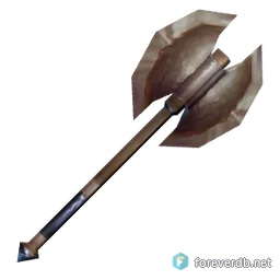 Massive Battle Axe, rendered from the Forever client
