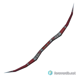 Long Redwood Bow, rendered from the Forever client