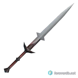 Wanderer's Broadsword, rendered from the Forever client