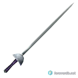 Speedsteel Rapier, rendered from the Forever client