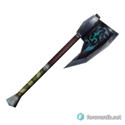 Lord Alexander's Battle Axe, rendered from the Forever client