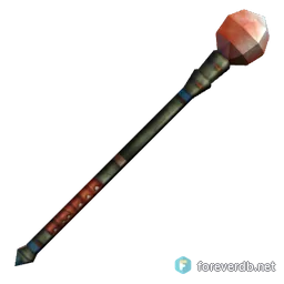 Jaina's Firestarter, rendered from the Forever client