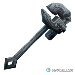 Skullstone Hammer, rendered from the Forever client