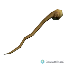 Quarter Staff, rendered from the Forever client