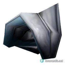 Blackforge Pauldrons, rendered from the Forever client