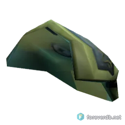 Darkspear Pauldrons, rendered from the Forever client