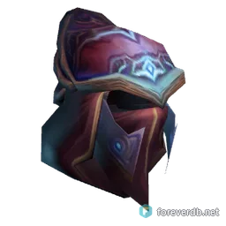 Premier Field Marshal's Leather Mask, rendered from the Forever client
