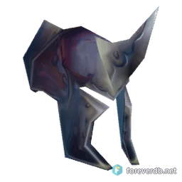 Premier Warlord's Mortarplate Headpiece, rendered from the Forever client