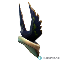Wildheart Spaulders, rendered from the Forever client