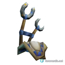 Pauldrons of Elements, rendered from the Forever client