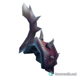Premier General's Mortarplate Shoulders, rendered from the Forever client