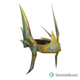 Premier Mooncloth Hood, rendered from the Forever client