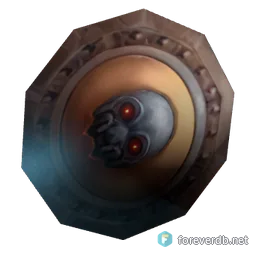 War Torn Shield, rendered from the Forever client