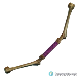 Outrider's Bow, rendered from the Forever client