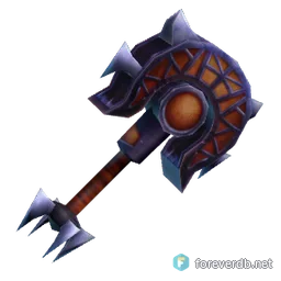 Premier High Warlord's Bludgeon, rendered from the Forever client