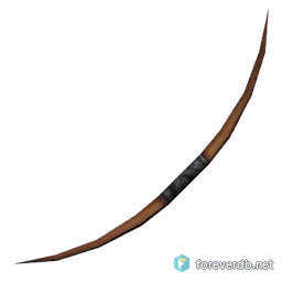 Hickory Shortbow, rendered from the Forever client