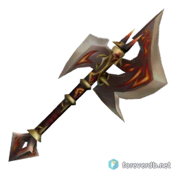Premier High Warlord's Cleaver, rendered from the Forever client