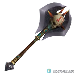 Premier High Warlord's Battle Axe, rendered from the Forever client