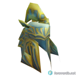 Premier Field Marshal's Chainmail Helm, rendered from the Forever client