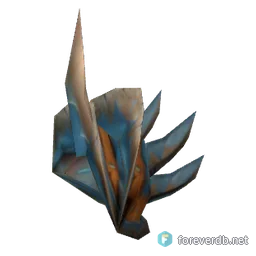 Premier General's Wyrmhide Epaulets, rendered from the Forever client