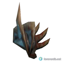Premier General's Shadowhide Spaulders, rendered from the Forever client