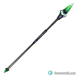 Ironbark Staff, rendered from the Forever client