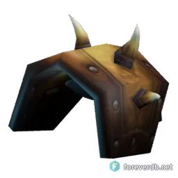 Highlander's Chain Pauldrons, rendered from the Forever client