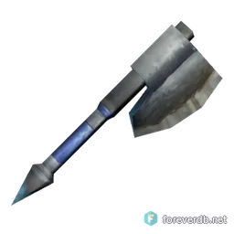 Blurred Axe, rendered from the Forever client