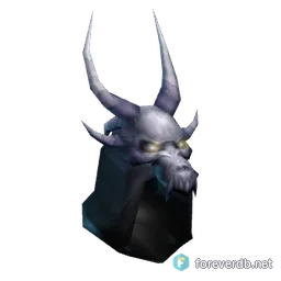 Premier Warlord's Magus Cowl, rendered from the Forever client