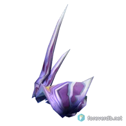 Premier Marshal's Silk Spaulders, rendered from the Forever client