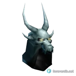 Premier Warlord's Satin Cowl, rendered from the Forever client