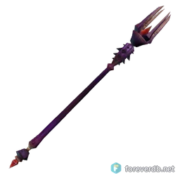 Blessed Qiraji Acolyte Staff, rendered from the Forever client