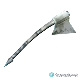 Lupine Axe, rendered from the Forever client