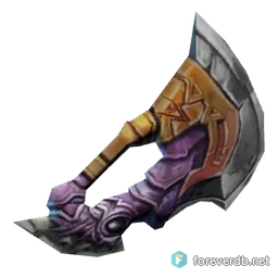 Scythe of the Unseen Path, rendered from the Forever client