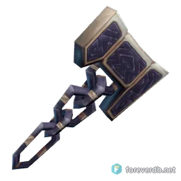 Blessed Qiraji War Hammer, rendered from the Forever client