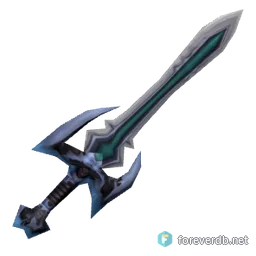 Runesword of the Red, rendered from the Forever client
