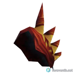 Stormcaller's Pauldrons, rendered from the Forever client