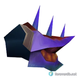 Conqueror's Spaulders, rendered from the Forever client