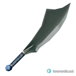 Aura Proc Damage Sword, rendered from the Forever client