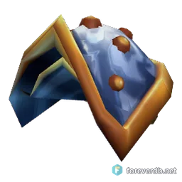 Spaulders of Heroism, rendered from the Forever client