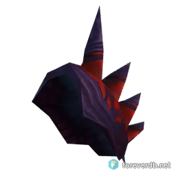 Striker's Pauldrons, rendered from the Forever client