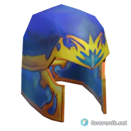 Sanctified Leather Helm, rendered from the Forever client